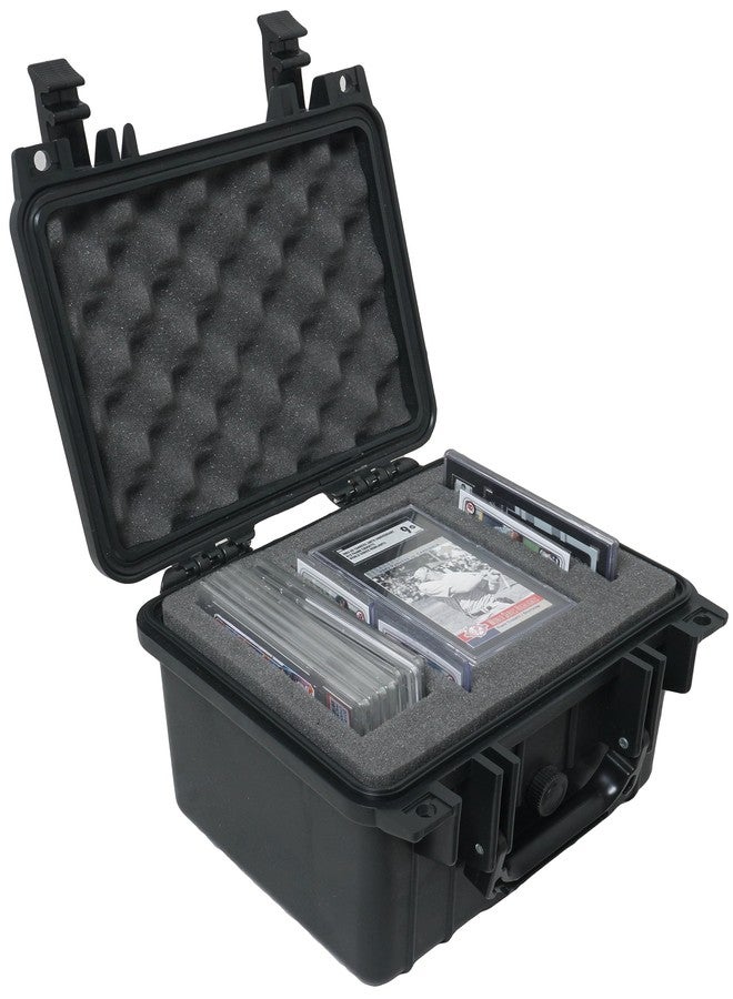 كايس كلوب صندوق تخزين بطاقات Case Club المصنف يتسع لما يصل إلى 53 غلافًا للبطاقات، أو أكثر من 100 غلاف علوي. مقاوم للماء مع إسفنج داخلي قابل للتخصيص - Image 1